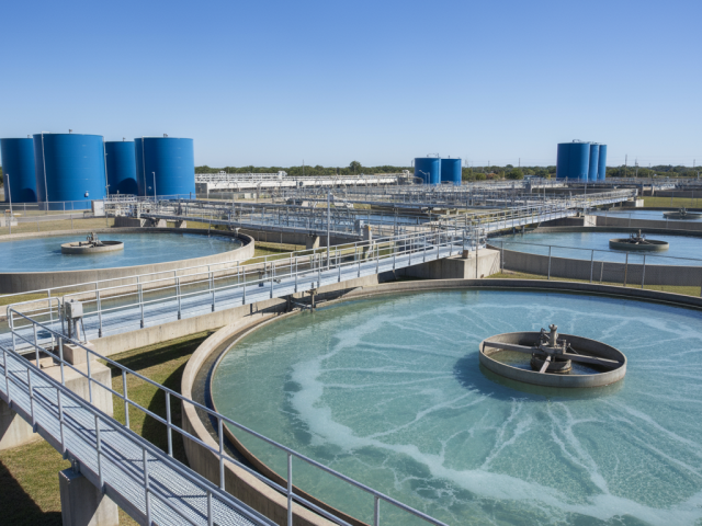 municipal water treatment plant