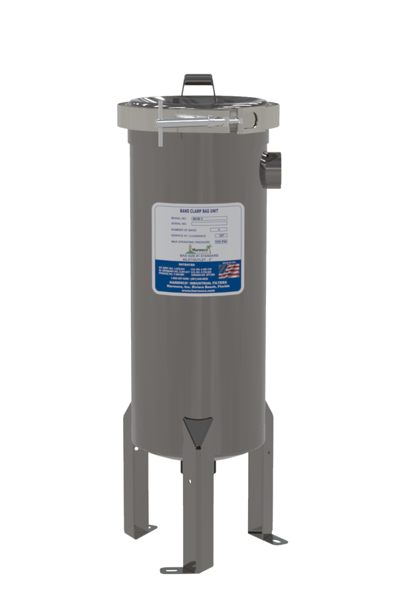 BCB-1-2-EXT Band Clamps Bag Housing