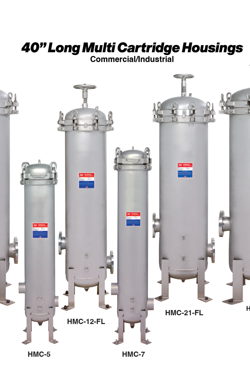 HMC 40″ Long Multi Cartridge Housings