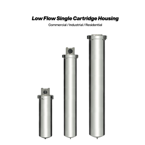 Low-Flow-Single-Cartridge-Housing