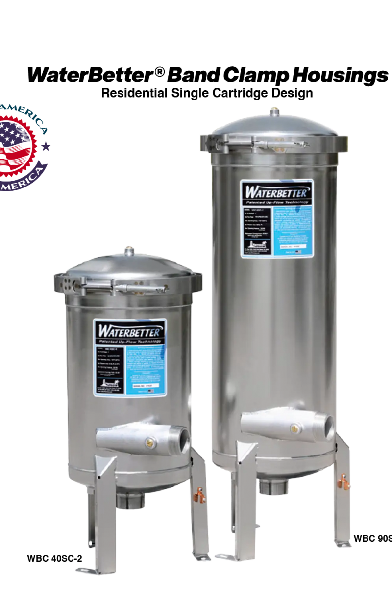 WaterBetter® Band Clamps Housings Residential